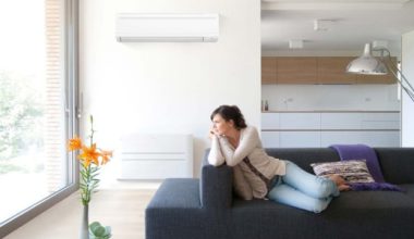 La climatisation, utilisée en fonction chauffage