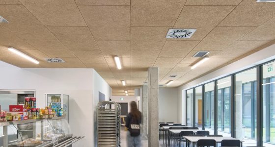 Knauf enrichit sa gamme de plafonds en laine de bois