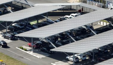 Report des installations photovoltaïques sur les parkings intermédiaires